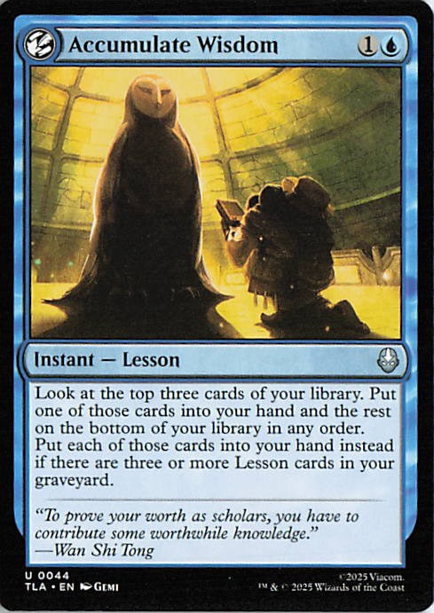 Accumulate Wisdom - TLA 0044