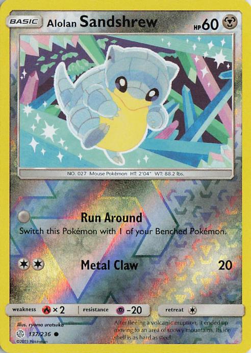 Alolan Sandshrew - Unified Minds 137/236 (Reverse Holo)