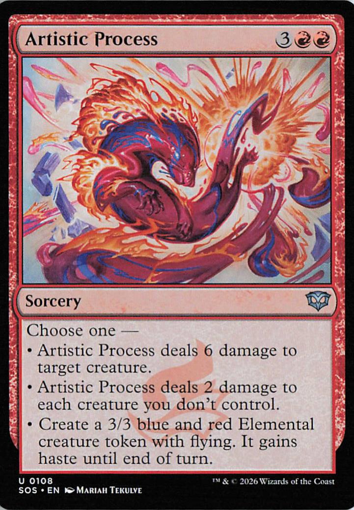 Artistic Process - SOS 0108