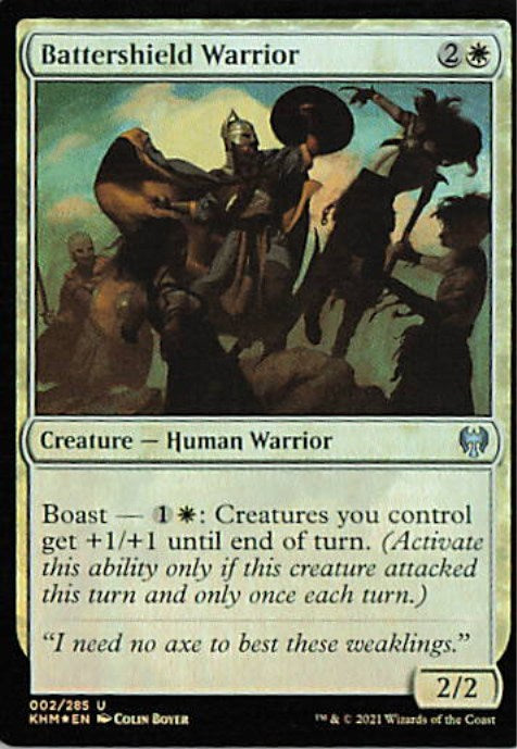 Battershield Warrior - KHM 0002