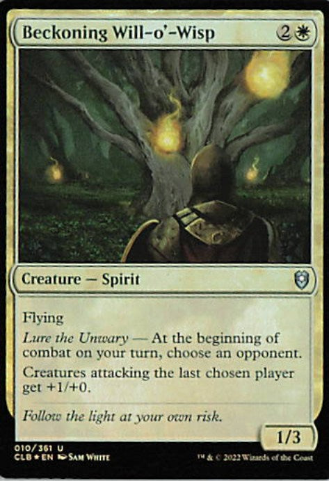 Beckoning Will-o'-Wisp - CLB 0010