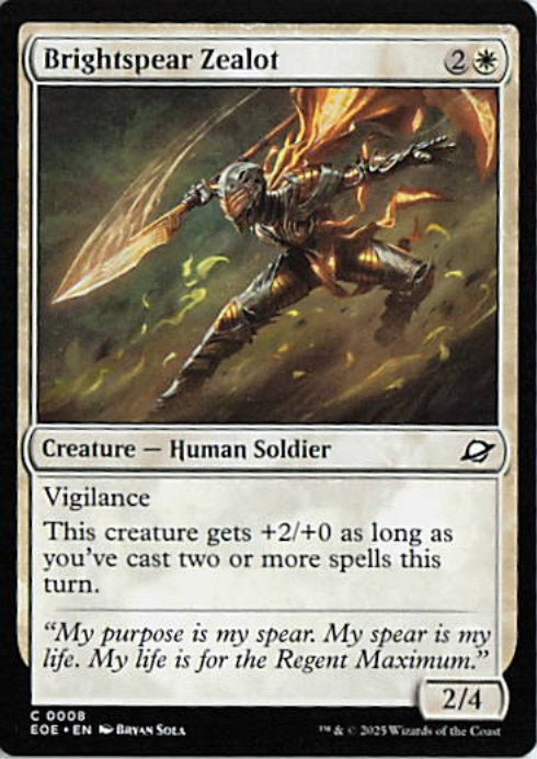 Brightspear Zealot - EOE 0008