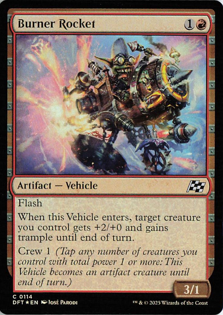 Burner Rocket - DFT 0114 (Foil)