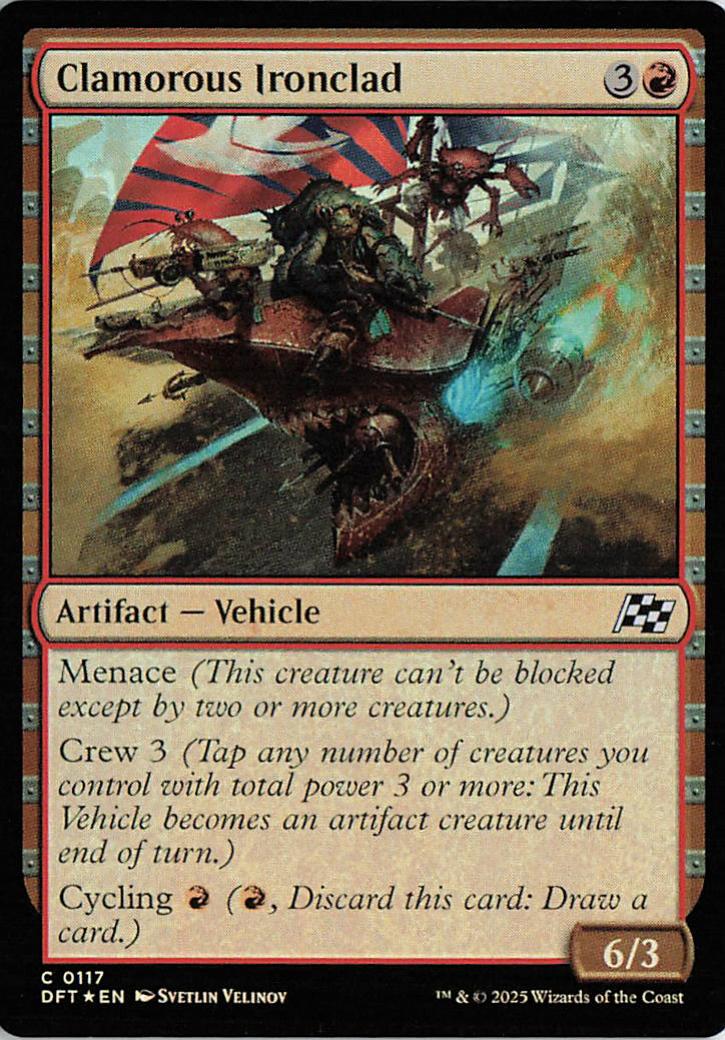 Clamorous Ironclad - DFT 0117 (Foil)