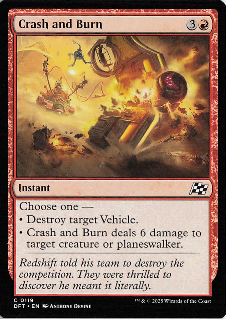 Crash and Burn - DFT 0119