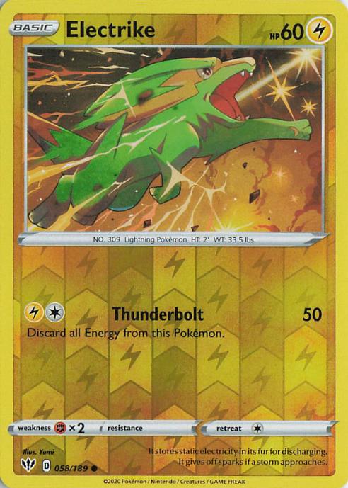 Electrike - Darkness Ablaze 058/189 (Reverse Holo)