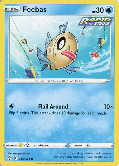 Feebas - Evolving Skies 037/203
