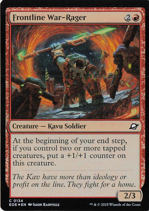 Frontline War-Rager (holo)
