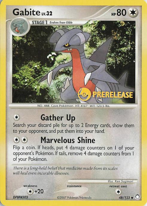 Gabite 48-123 Prerelease