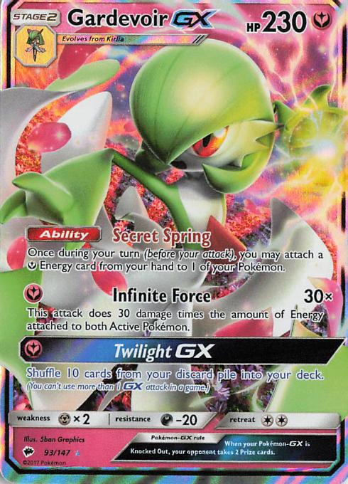 Gardevoir GX - Burning Shadows 93/147