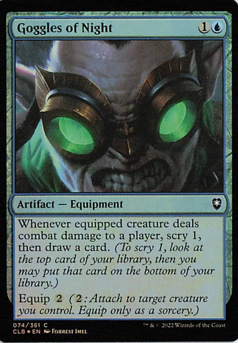 Goggles of Night - CLB 0074