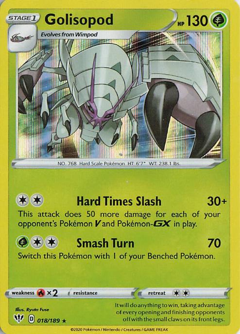 Golisopod - Darkness Ablaze 018/189 (Holo)