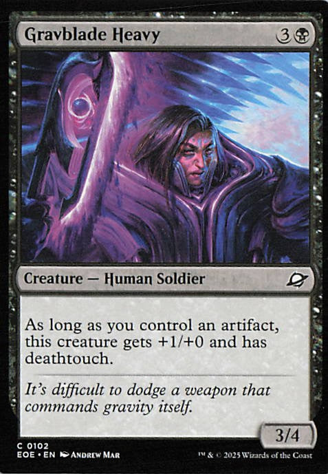 Gravblade Heavy - EOE 0102