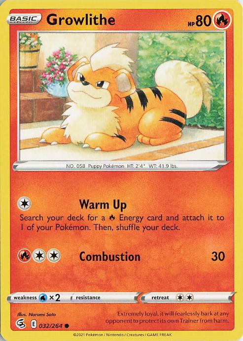 Growlithe - Fusion Strike 032/264