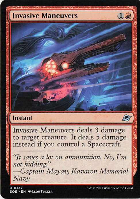 Invasive Maneuvers
