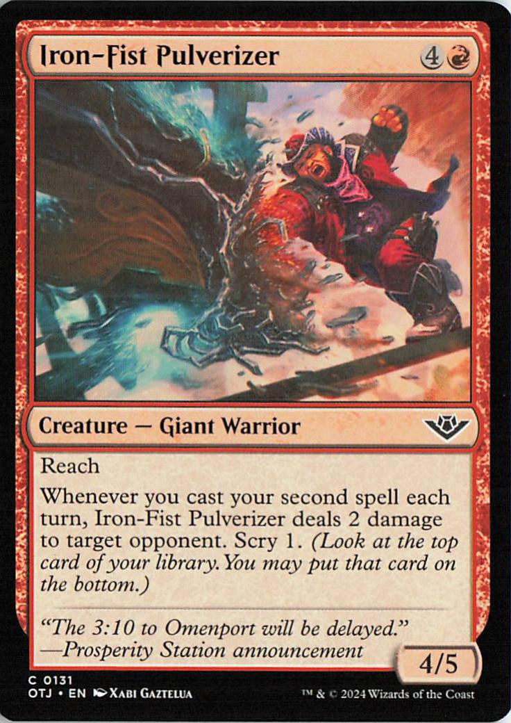 Iron-Fist Pulverizer - OTJ 0131