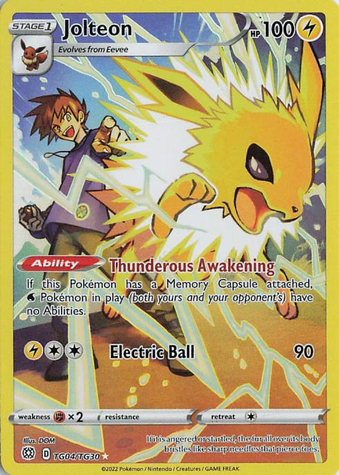 Jolteon Trainer Gallery TG04