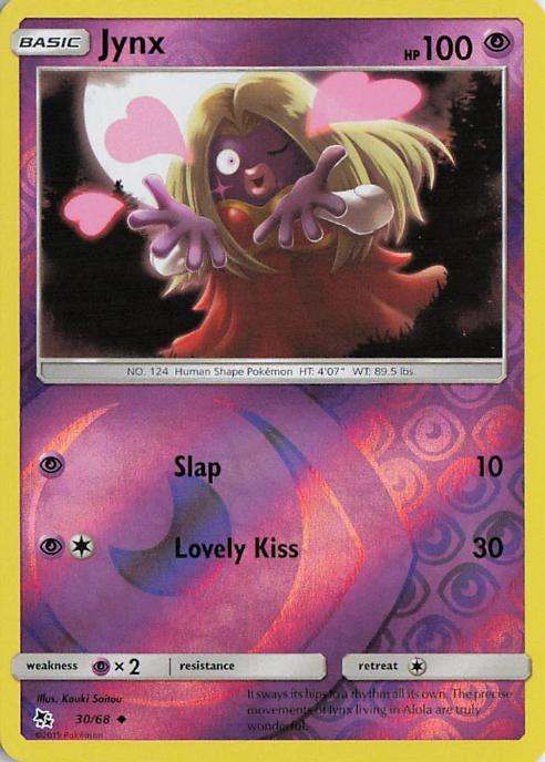 Jynx - Hidden Fates 030/068 (Reverse Holo)
