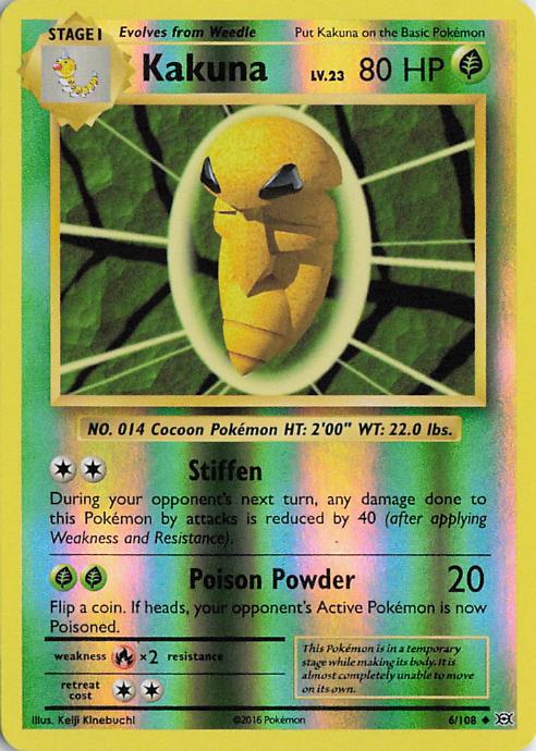 Kakuna 6/108 Evolutions