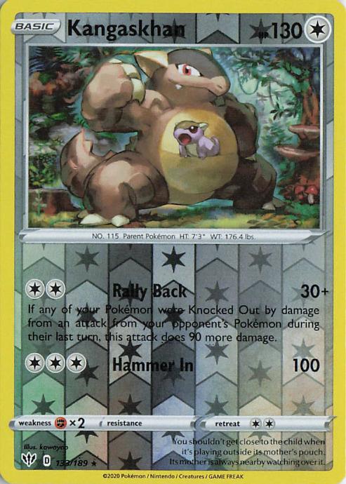 Kangaskhan - Darkness Ablaze 133/189 (Reverse Holo)