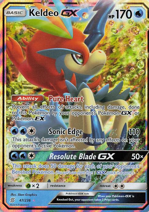 Keldeo GX - Unified Minds 47/236
