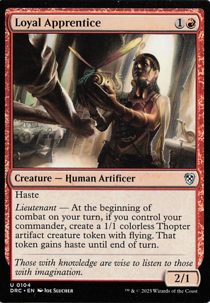 Loyal Apprentice - DRC 0104