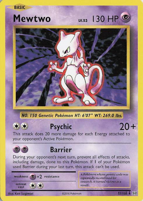 Mewtwo 51-108 Evolutions