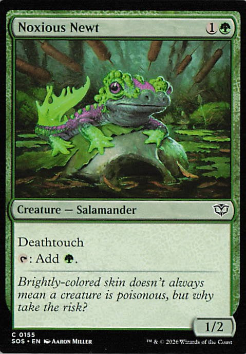 Noxious Newt - SOS 0155