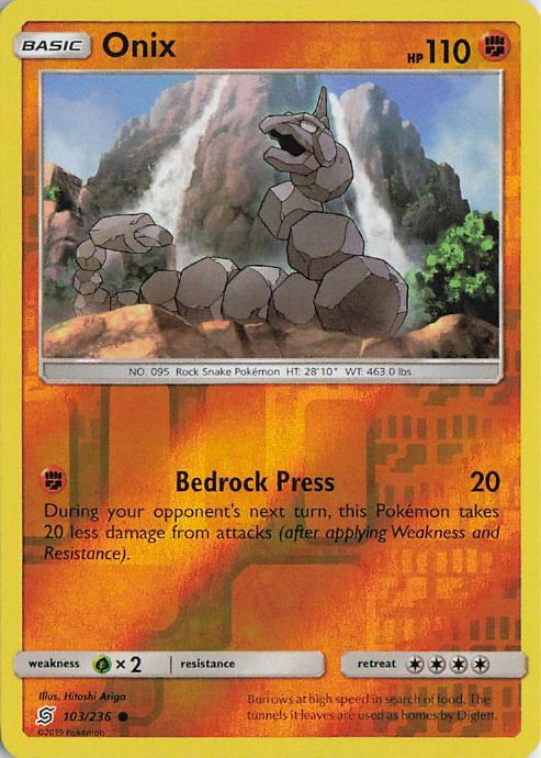 Onix - Unified Minds 103/236 (Reverse Holo)
