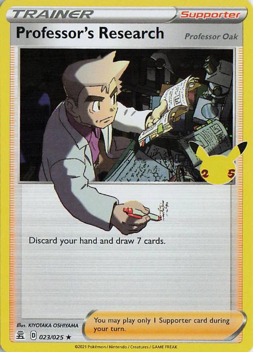 Professor's Research (Oak) - Celebrations 023/025 (Holo)