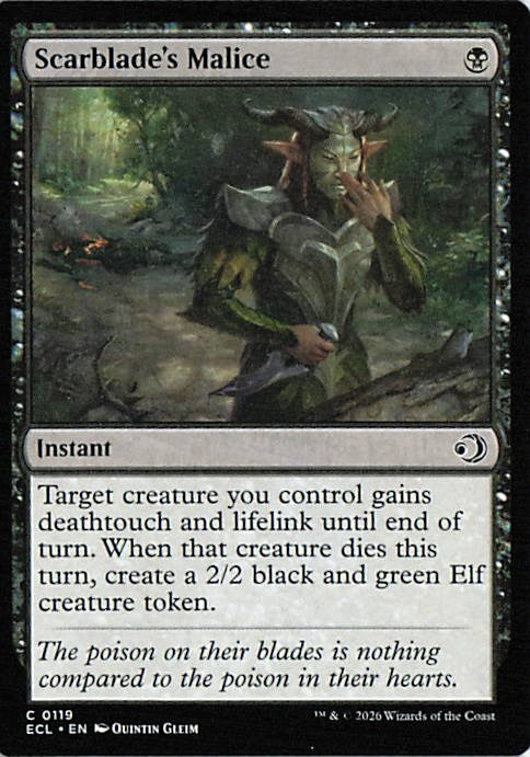 Scarblade's Malice - ECL 0119