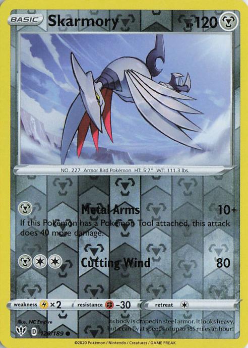 Skarmory - Darkness Ablaze 120/189 (Reverse Holo)