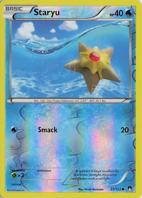 Staryu - BREAKpoint 025/122 (Reverse Holo)