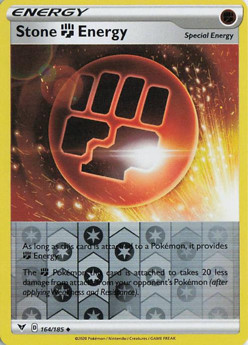 Stone Fighting Energy - Vivid Voltage 164/185 (Reverse Holo)