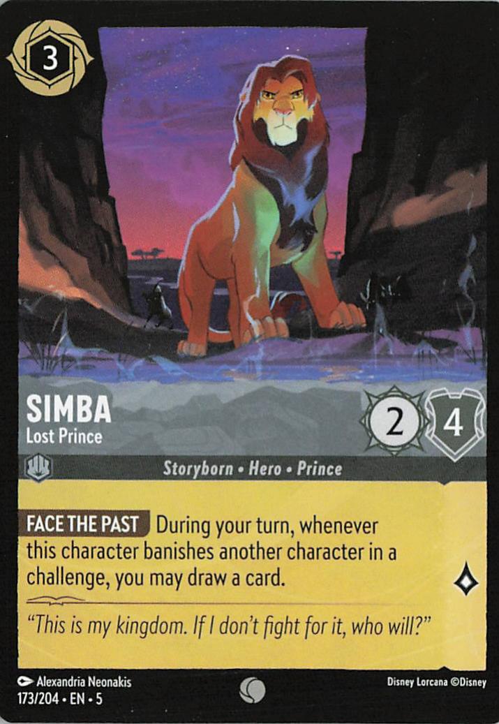 Simba - Lost Prince - Shimmering Skies 173/204