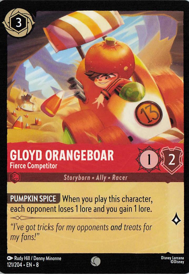 Gloyd Orangeboar - Fierce Competitor - Reign of Jafar 121/204