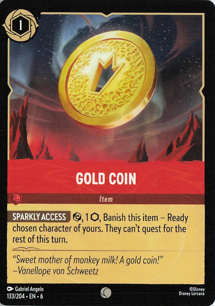 Gold Coin - Azurite Sea 133/204