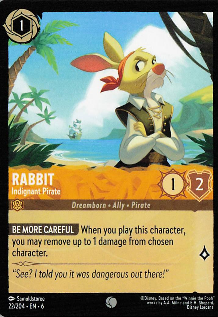Rabbit - Indignant Pirate - Azurite Sea 22/204