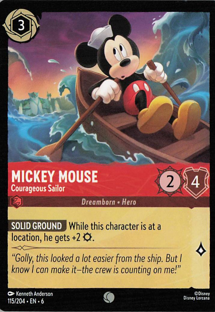 Mickey Mouse - Courageous Sailor - Azurite Sea 115/204