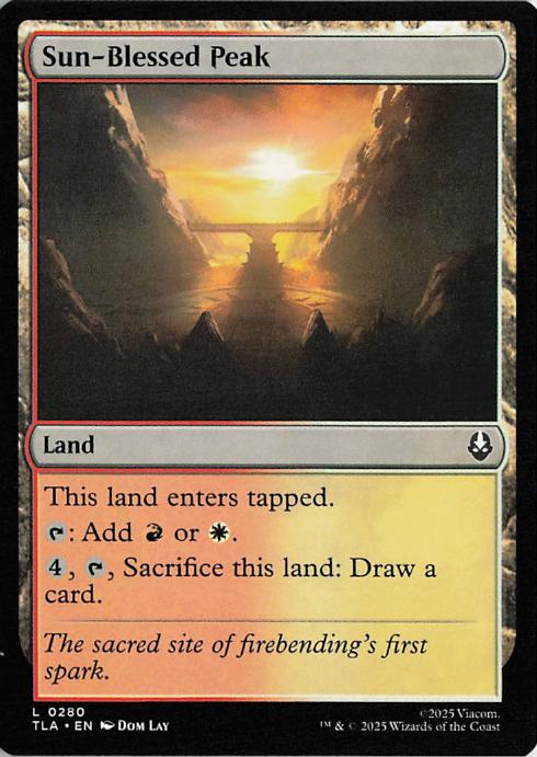 Sun-Blessed Peak - TLA 280 (MTG)