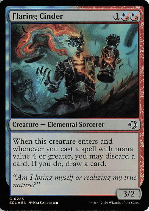 Flaring Cinder - ECL 225 (MTG)