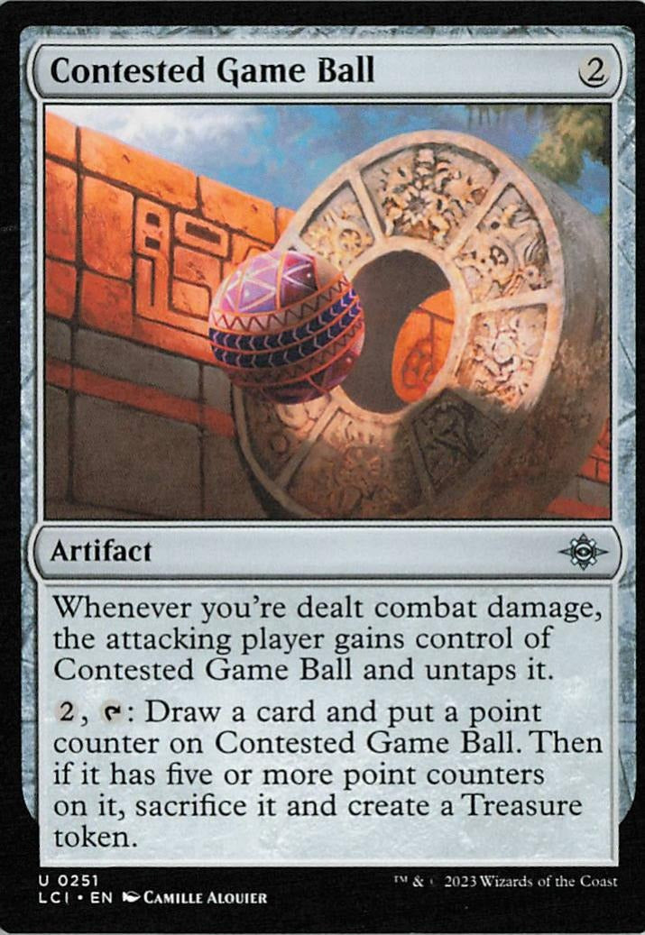 Contested Game Ball