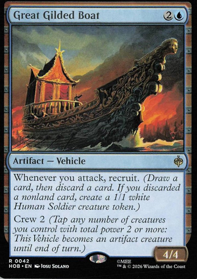 Great Gilded Boat