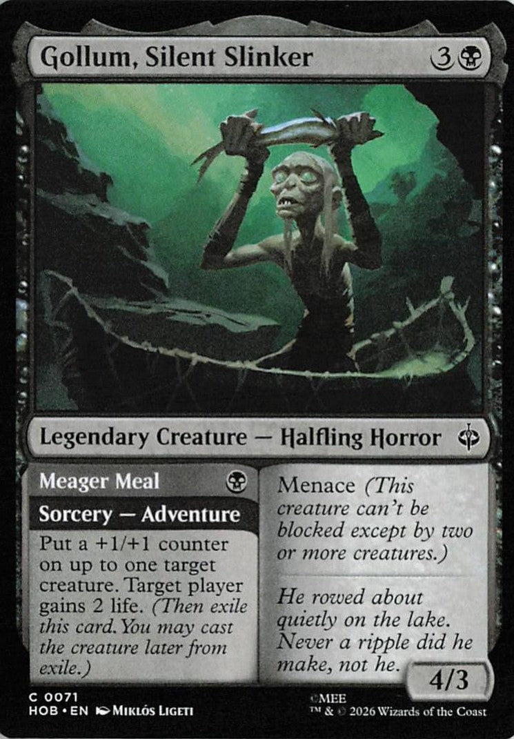 Gollum, Silent Slinker