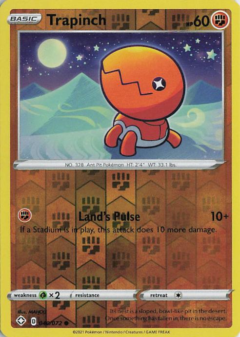 Trapinch - Shining Fates 040/072 (Reverse Holo)