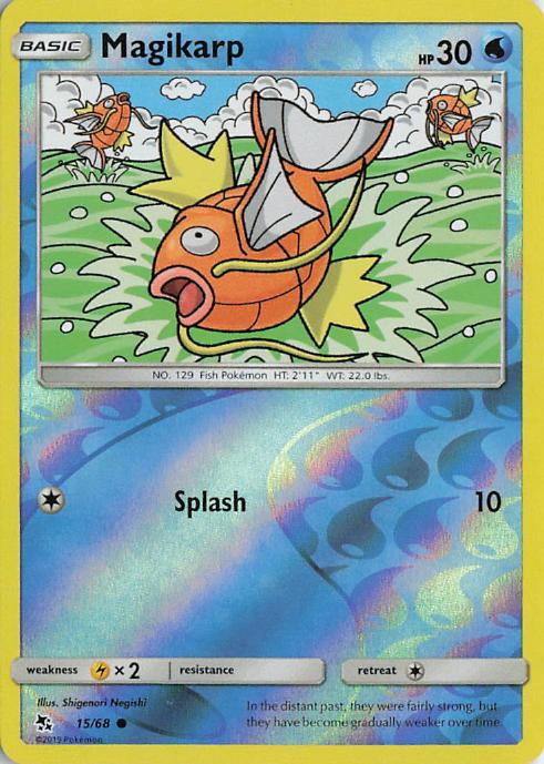 Magikarp - Hidden Fates 015/068 (Reverse Holo)