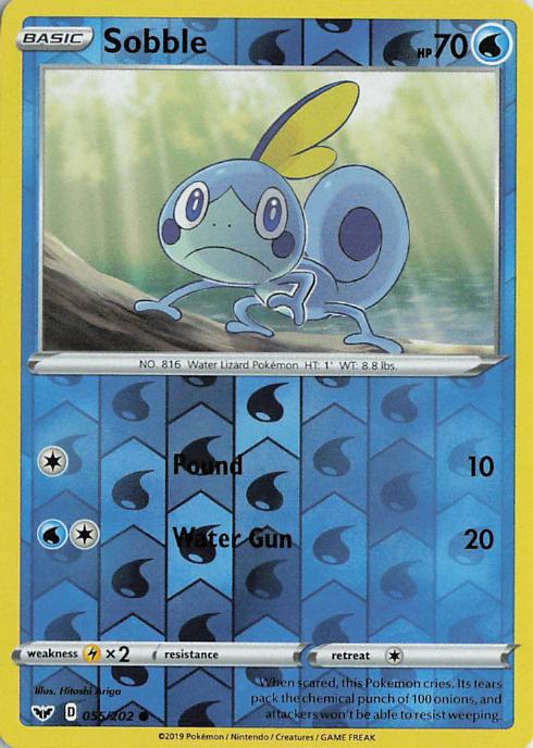 Sobble - Sword & Shield 055/202 (Reverse Holo)