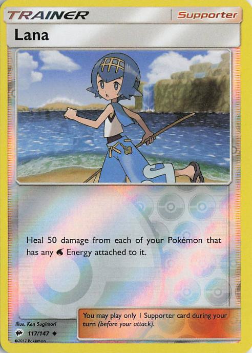 Lana - Burning Shadows 117/147 (Reverse Holo)