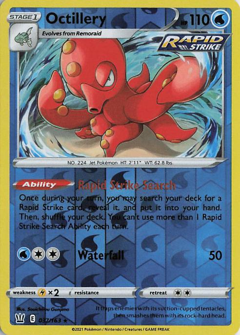 Octillery - Battle Styles 037/163 (Reverse Holo)