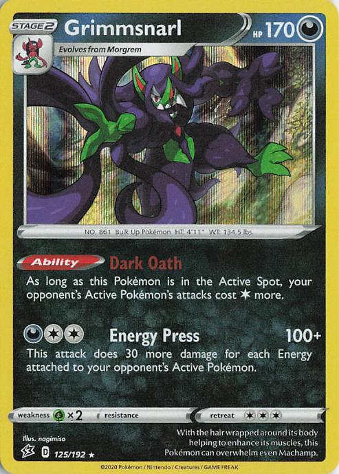 Grimmsnarl - Rebel Clash 125/192 (Holo)